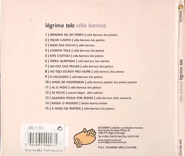 CD Célia Barroca "Lágrima Tola" – photo 2